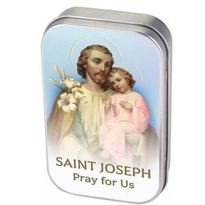 Saint Joseph prayer box with 50 prayer sheets and mechanical pencil new sealed